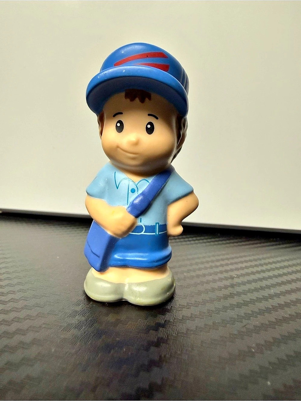 Fisher-Price Little People Male Mail Carrier / Mailman Figure Mail Carrier